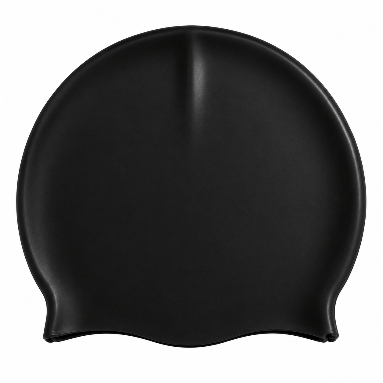 Aquamania Swim Cap Black 1pc Silicone Swim Cap Swimming 4 Asstorted Colours Adult Male Female Waterproof
