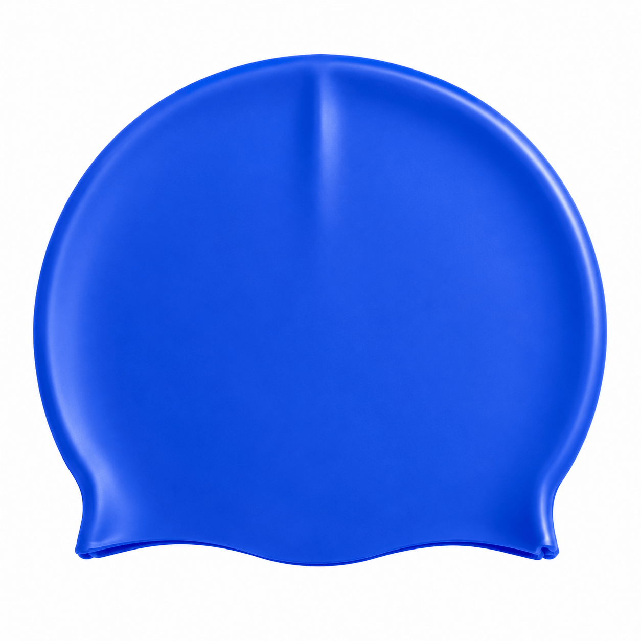 Aquamania Swim Cap Blue 1pc Silicone Swim Cap Swimming 4 Asstorted Colours Adult Male Female Waterproof