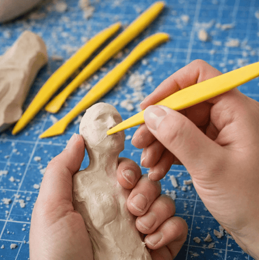 Art Boxd Home & Garden > Hobbies > Arts & Crafts 7PCS Carvers Clay Sculpting Carving Pottery Tool Plastic Modeling DIY Sculpture