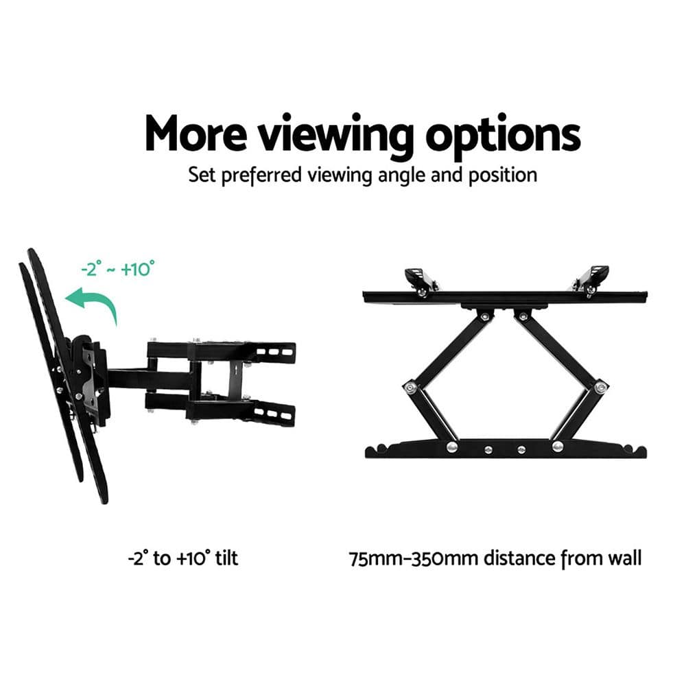 Artiss Appliances > TV > TVs & Accessories Artiss TV Wall Mount Bracket for 23"-55" LED LCD Full Motion Dual Strong Arms