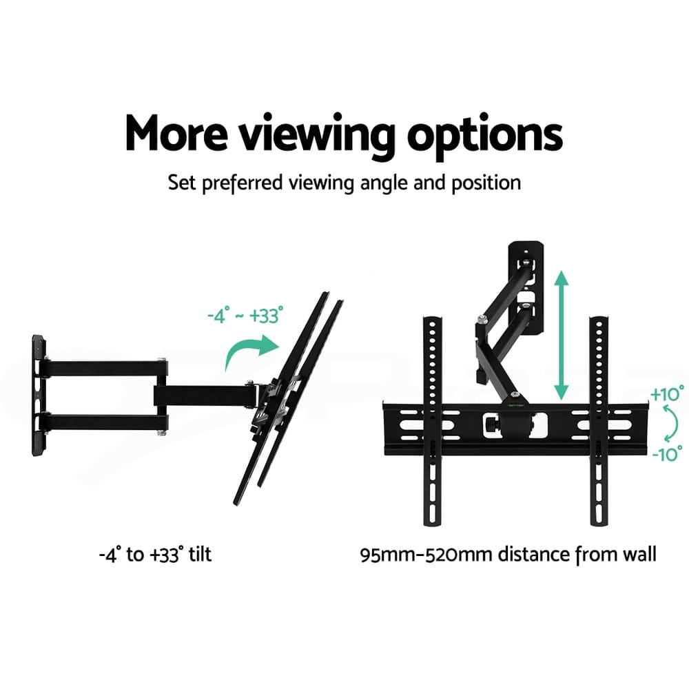 Artiss Appliances > TV > TVs & Accessories Artiss TV Wall Mount Bracket for 23"-55" LED LCD TVs Full Motion Strong Arms