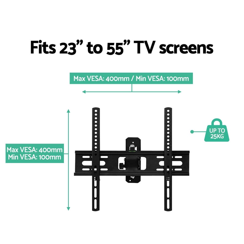 Artiss Appliances > TV > TVs & Accessories Artiss TV Wall Mount Bracket for 23"-55" LED LCD TVs Full Motion Strong Arms