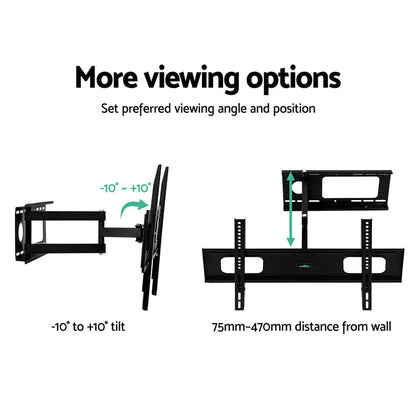 Artiss Appliances > TV > TVs & Accessories Artiss TV Wall Mount Bracket for 32"-70" LED LCD TVs Full Motion Strong Arms