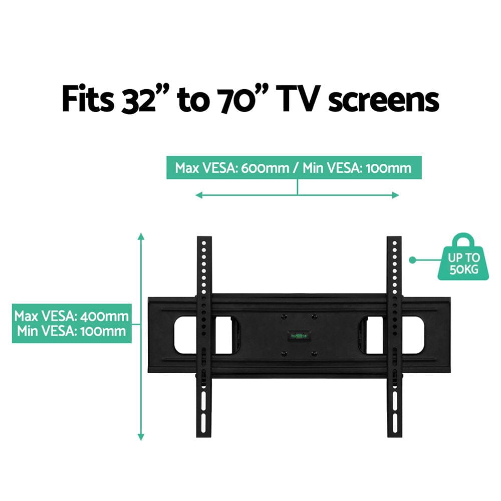 Artiss Appliances > TV > TVs & Accessories Artiss TV Wall Mount Bracket for 32"-70" LED LCD TVs Full Motion Strong Arms
