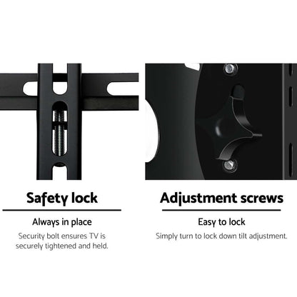 Artiss Appliances > TV > TVs & Accessories Artiss TV Wall Mount Bracket for 32"-70" LED LCD TVs Tilt Slim Flat Low Profile