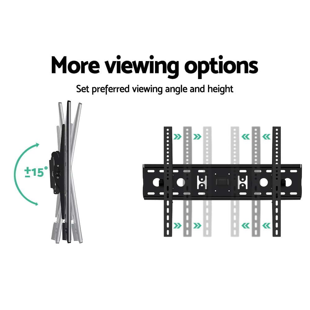 Artiss Appliances > TV > TVs & Accessories Artiss TV Wall Mount Bracket for 32"-70" LED LCD TVs Tilt Slim Flat Low Profile