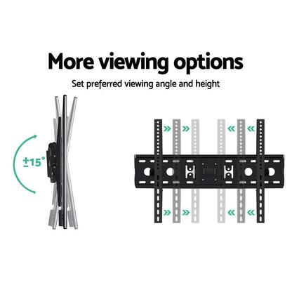 Artiss Appliances > TV > TVs & Accessories Artiss TV Wall Mount Bracket for 32"-70" LED LCD TVs Tilt Slim Flat Low Profile