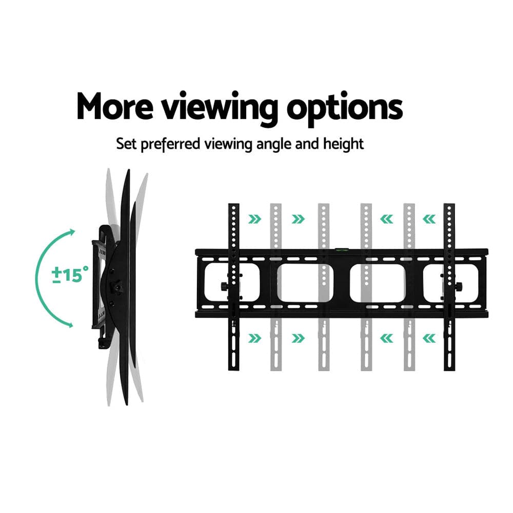Artiss Appliances > TV > TVs & Accessories Artiss TV Wall Mount Bracket for 42"-90" LED LCD TVs Tilt Slim Flat Low Profile