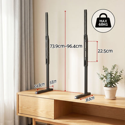 Artiss Appliances > TV > TVs & Accessories Artiss Universal TV Stand for 24-86 inch TVs LED Screen Table Top Desktop Mount
