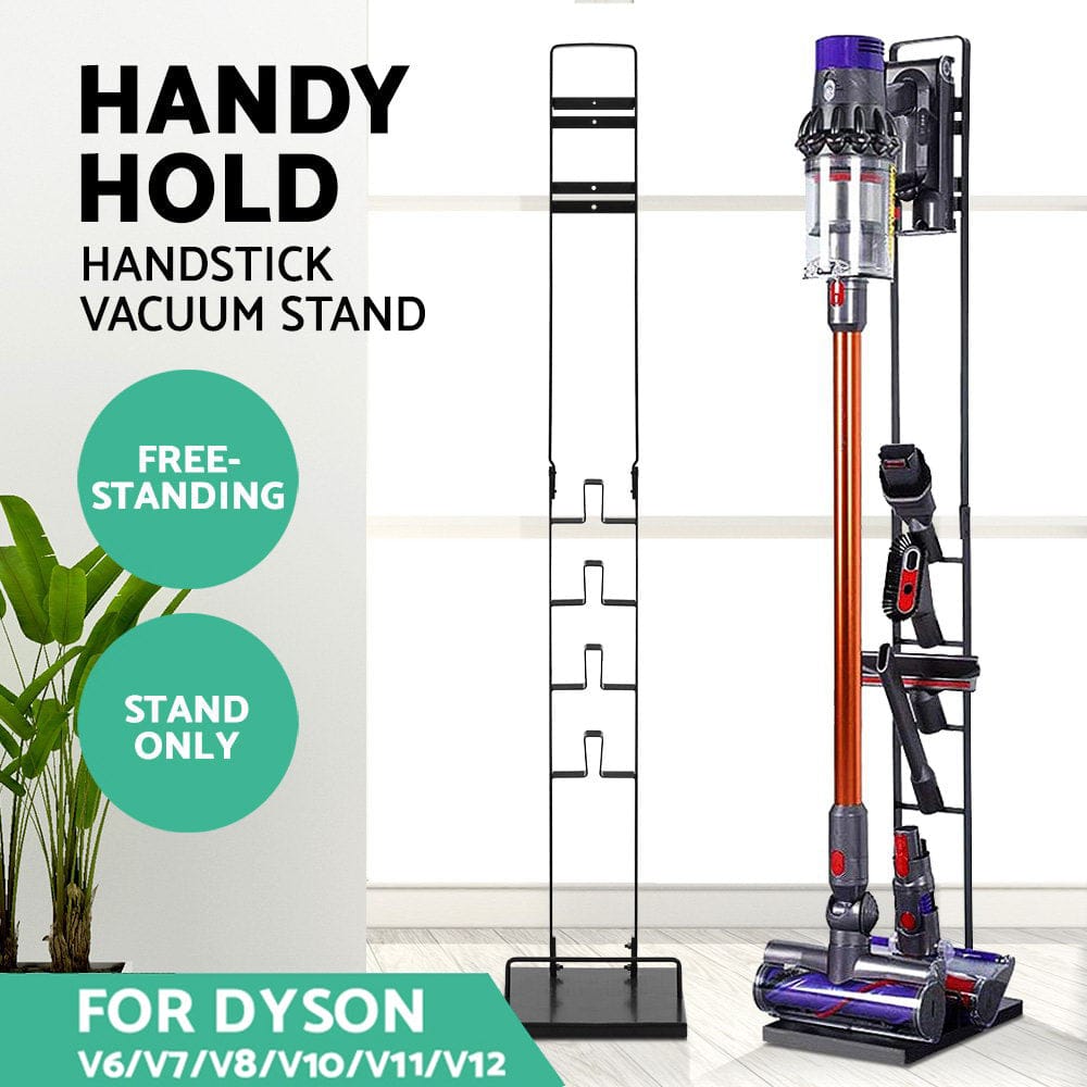 Artiss Appliances > Vacuum Cleaners > Vacuum Cleaner Accessories Artiss Freestanding Dyson Vacuum Cleaner Stand for V6 7 8 10 11 Black