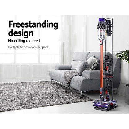 Artiss Appliances > Vacuum Cleaners > Vacuum Cleaner Accessories Artiss Freestanding Dyson Vacuum Cleaner Stand for V6 7 8 10 11 Black