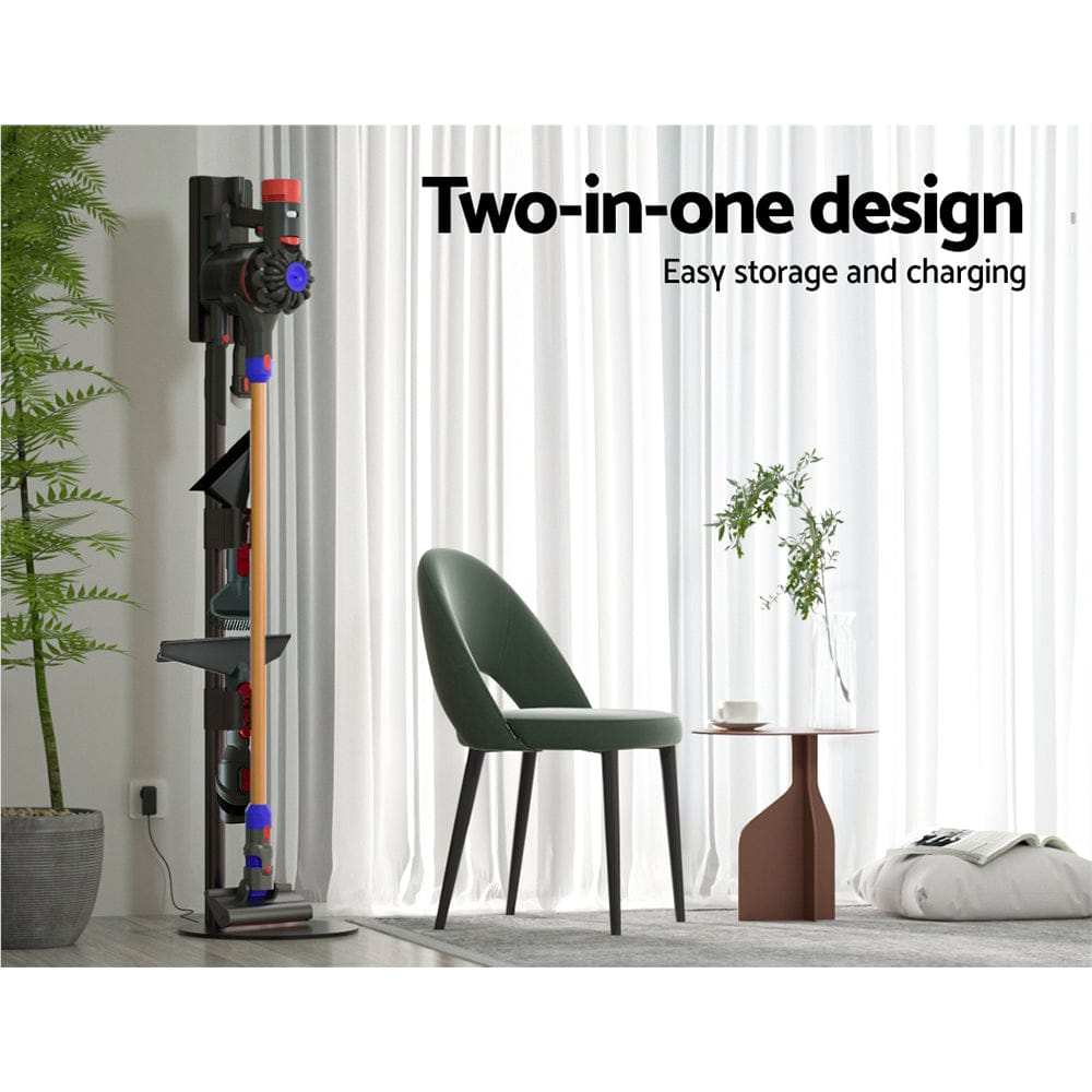 Artiss Appliances > Vacuum Cleaners > Vacuum Cleaner Accessories Artiss Freestanding Dyson Vacuum Cleaner Stand for V6 7 8 10 11 Grey
