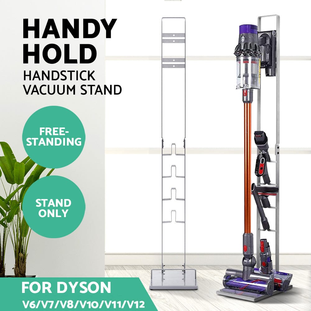 Artiss Appliances > Vacuum Cleaners > Vacuum Cleaner Accessories Artiss Freestanding Dyson Vacuum Cleaner Stand for V6 7 8 10 11 Silver