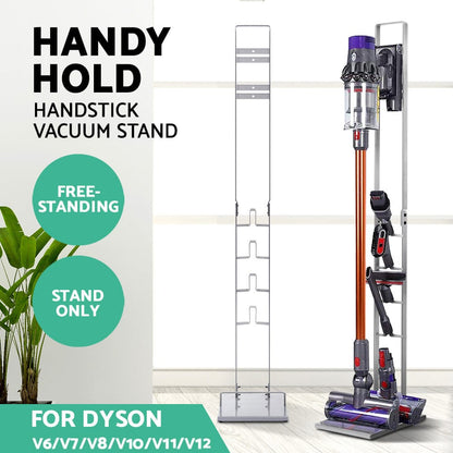 Artiss Appliances > Vacuum Cleaners > Vacuum Cleaner Accessories Artiss Freestanding Dyson Vacuum Cleaner Stand for V6 7 8 10 11 Silver
