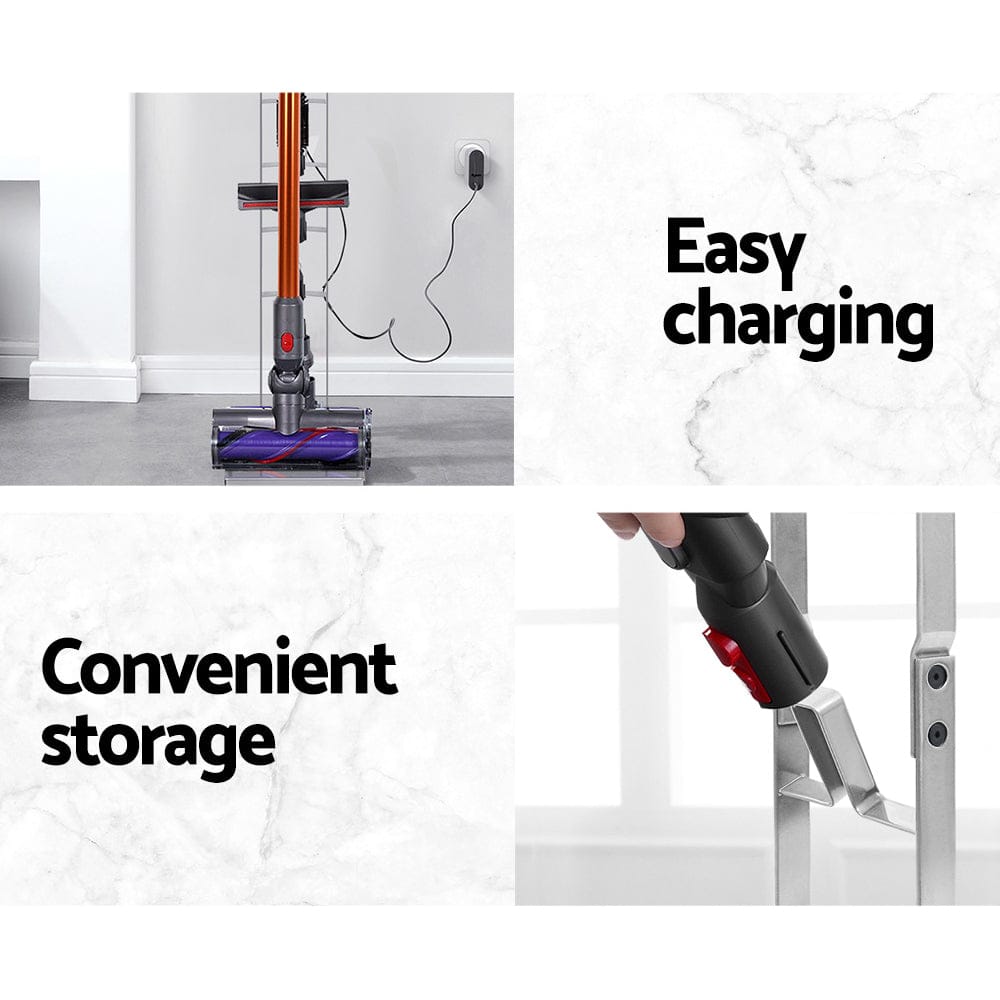 Artiss Appliances > Vacuum Cleaners > Vacuum Cleaner Accessories Artiss Freestanding Dyson Vacuum Cleaner Stand for V6 7 8 10 11 Silver