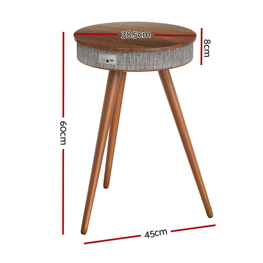 Artiss Audio & Video > Speakers > Bluetooth Speakers Artiss Smart Coffee Table Wireless Charging Bluetooth Speaker