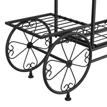 Artiss Auto Accessories > Auto Accessories Others > Automotive Loading Ramps Artiss Plant Stand 6 Tier Iron 4 Wheeler