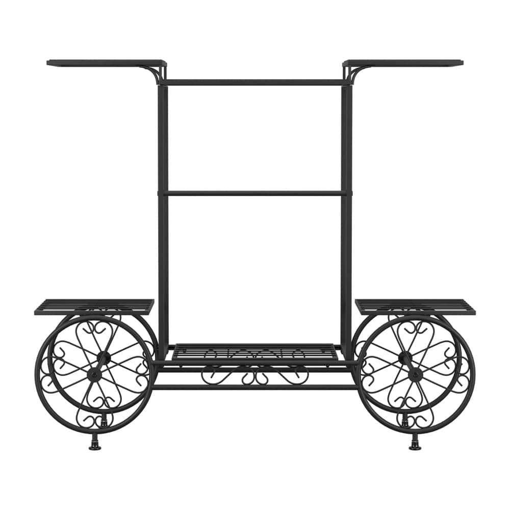 Artiss Auto Accessories > Auto Accessories Others > Automotive Loading Ramps Artiss Plant Stand 6 Tier Iron 4 Wheeler