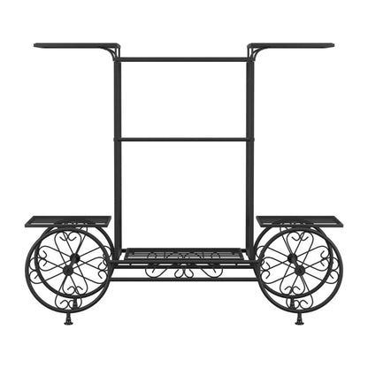 Artiss Auto Accessories > Auto Accessories Others > Automotive Loading Ramps Artiss Plant Stand 6 Tier Iron 4 Wheeler