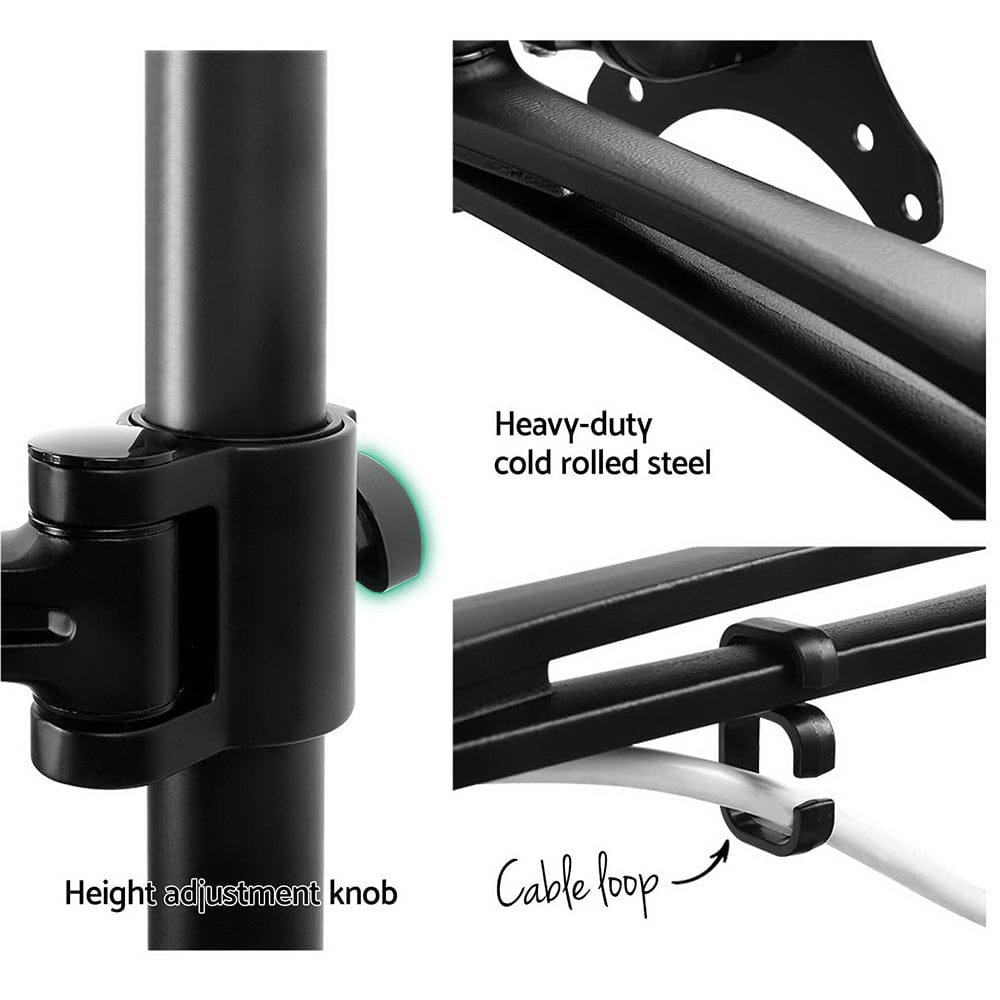 Artiss Electronics > Computer Accessories > Computer Monitors & Accessories Artiss Monitor Arm Desk Mount Screen Holder Bracket