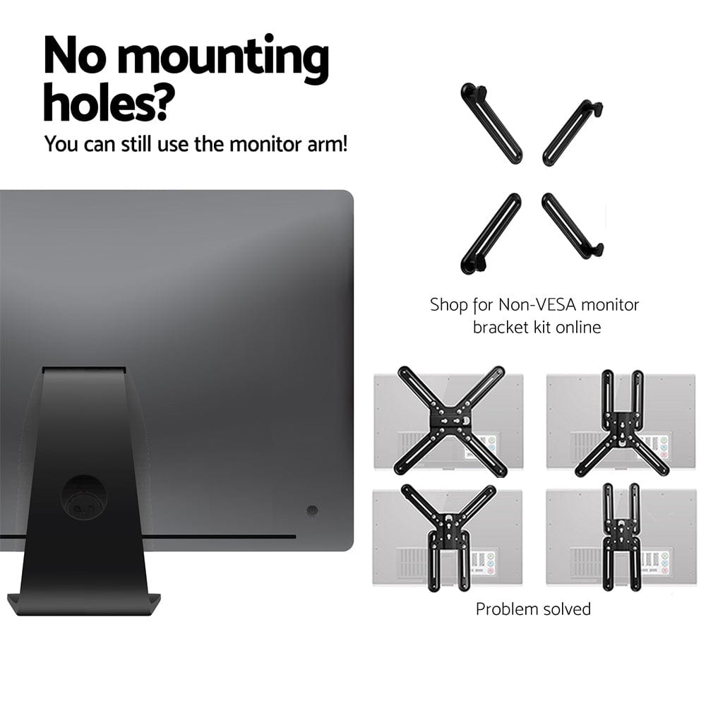 Artiss Electronics > Computer Accessories > Computer Monitors & Accessories Artiss Monitor Arm Desk Mount Screen Holder Bracket
