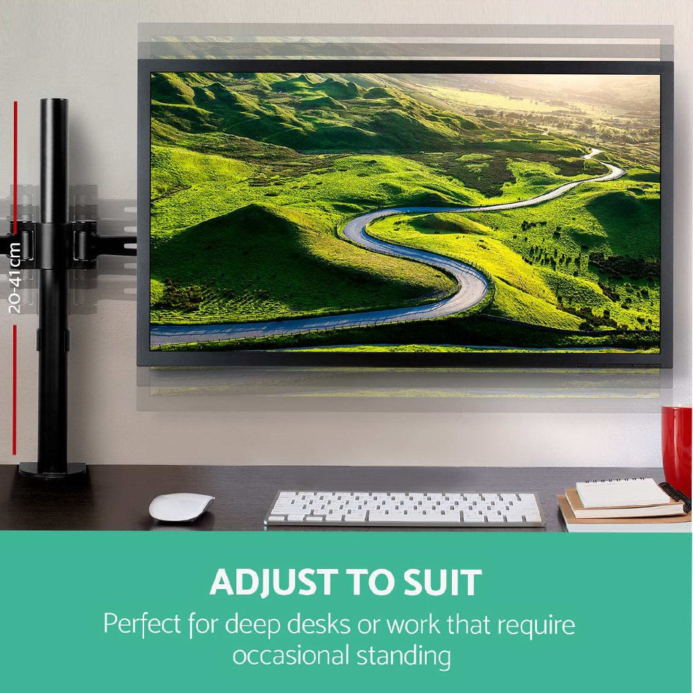 Artiss Electronics > Computer Accessories > Computer Monitors & Accessories Artiss Monitor Arm Dual Desk Mount Screen Holder Bracket