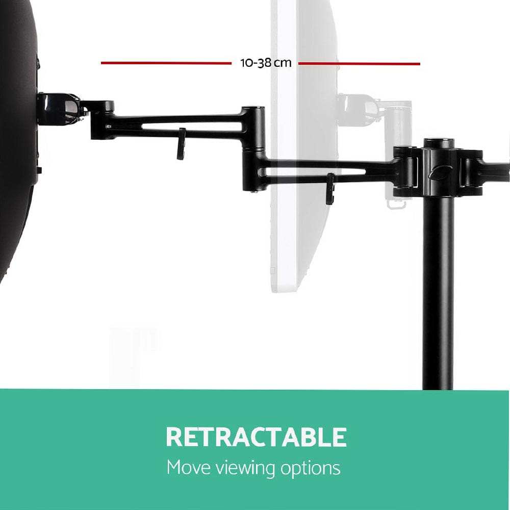 Artiss Electronics > Computer Accessories > Computer Monitors & Accessories Artiss Monitor Arm Dual Desk Mount Screen Holder Bracket