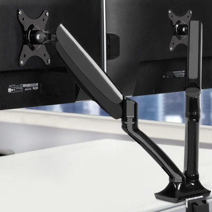 Artiss Electronics > Computer Accessories > Computer Monitors & Accessories Artiss Monitor Arm Gas Spring Dual Desk Mount Screen Holder