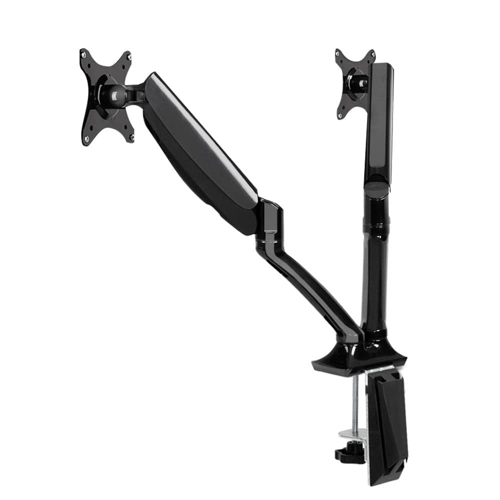 Artiss Electronics > Computer Accessories > Computer Monitors & Accessories Artiss Monitor Arm Gas Spring Dual Desk Mount Screen Holder