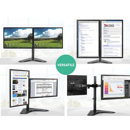 Artiss Electronics > Computer Accessories > Computer Monitors & Accessories Artiss Monitor Arm Stand Dual Black