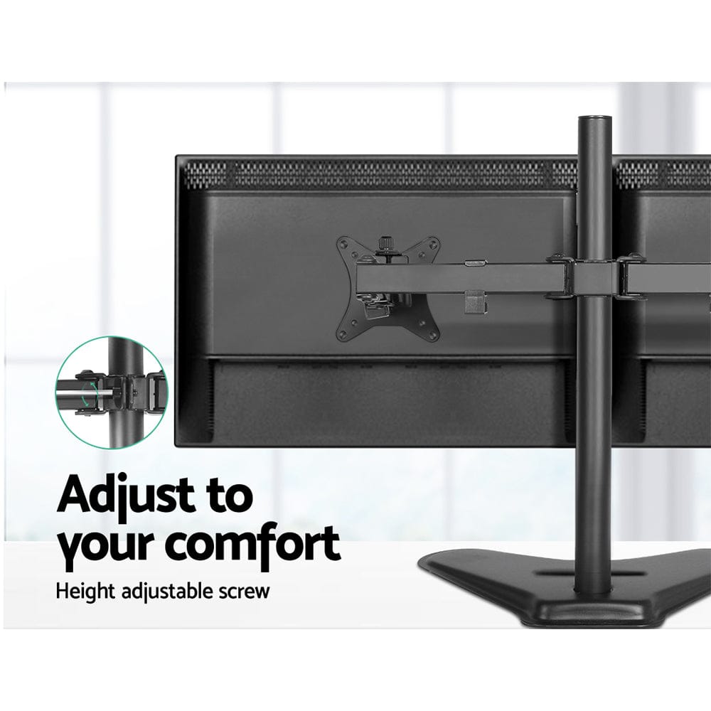 Artiss Electronics > Computer Accessories > Computer Monitors & Accessories Artiss Monitor Arm Stand Dual Black