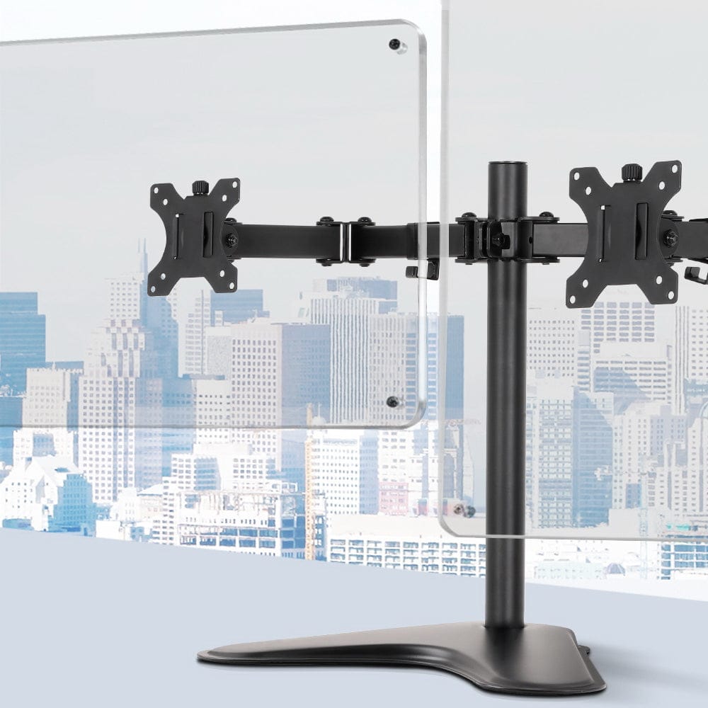 Artiss Electronics > Computer Accessories > Computer Monitors & Accessories Artiss Monitor Arm Stand Dual Black