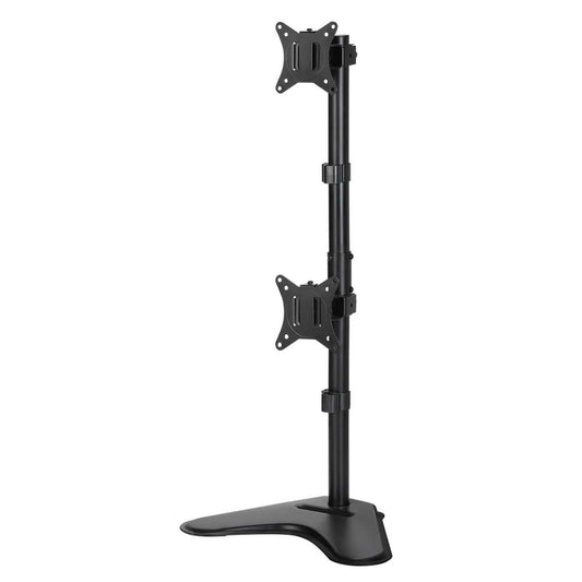Artiss Electronics > Computer Accessories > Computer Monitors & Accessories Artiss Monitor Arm Stand Dual Mount HD LED TV Bracket Holder Freestanding