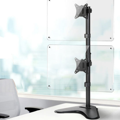 Artiss Electronics > Computer Accessories > Computer Monitors & Accessories Artiss Monitor Arm Stand Dual Mount HD LED TV Bracket Holder Freestanding