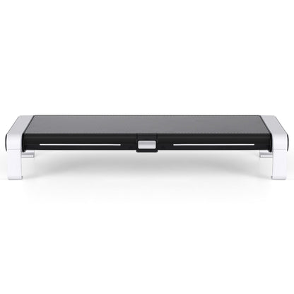 Artiss Electronics > Computers & Tablets > Desktops & Accessories Artiss RGB Monitor Stand with USB Hub Desk Organiser Charging Stand Computer Stand Black