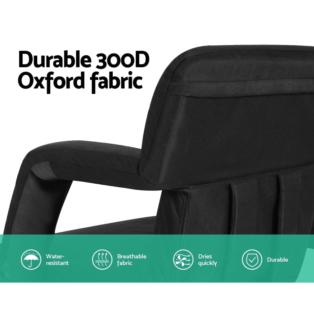 Artiss Furniture > Bar Stools & Chairs > Arm Chairs & Recliners Artiss Lounge Sofa Bed With Armrest Heated Floor Recliner Futon Couch Folding Chair Cushion