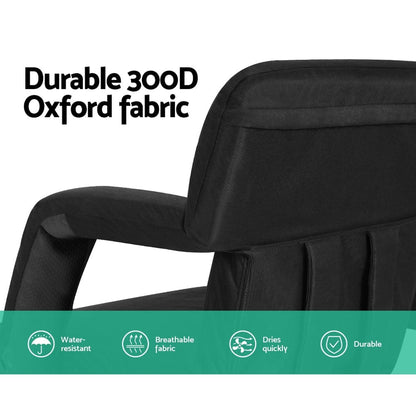 Artiss Furniture > Bar Stools & Chairs > Arm Chairs & Recliners Artiss Lounge Sofa Bed With Armrest Heated Floor Recliner Futon Couch Folding Chair Cushion