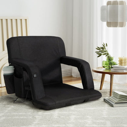 Artiss Furniture > Bar Stools & Chairs > Arm Chairs & Recliners Artiss Lounge Sofa Bed With Armrest Heated Floor Recliner Futon Couch Folding Chair Cushion