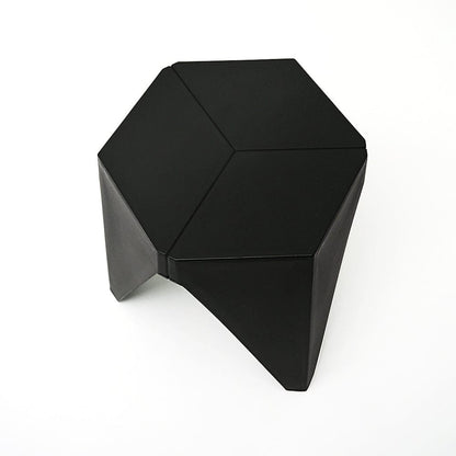 Artiss Furniture > Bar Stools & Chairs > Table & Bar Stools Artiss 2x Bar Stools Puzzle Plastic Foot Stool Black