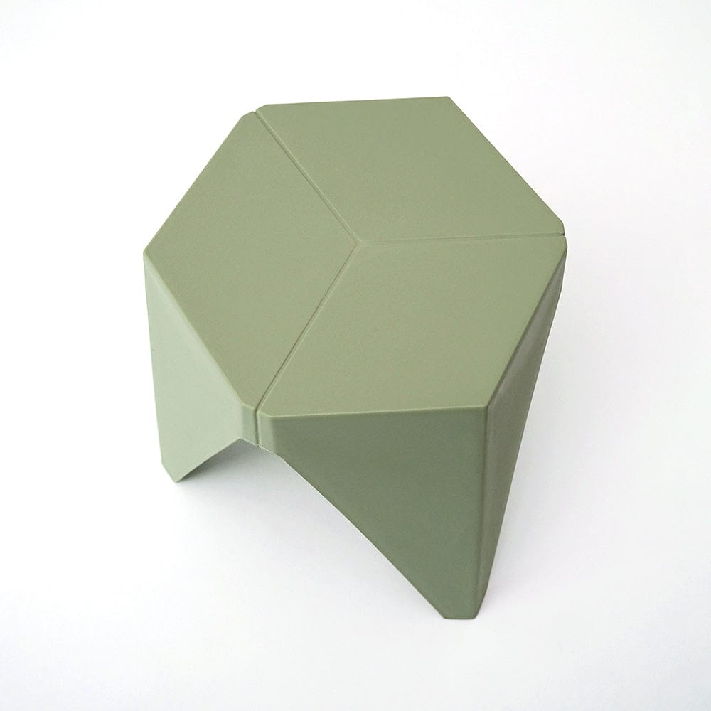 Artiss Furniture > Bar Stools & Chairs > Table & Bar Stools Artiss 2x Bar Stools Puzzle Plastic Foot Stool Green