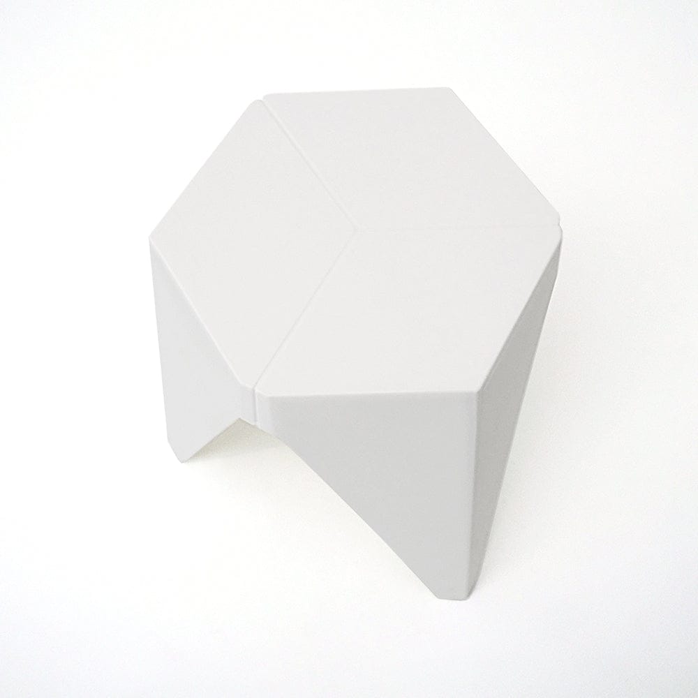 Artiss Furniture > Bar Stools & Chairs > Table & Bar Stools Artiss 2x Bar Stools Puzzle Plastic Foot Stool White