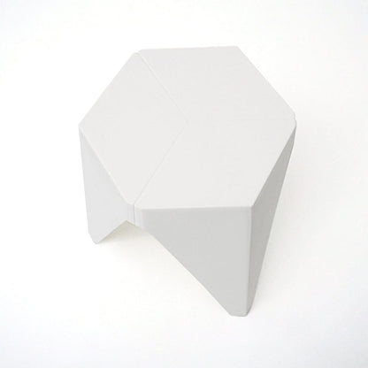 Artiss Furniture > Bar Stools & Chairs > Table & Bar Stools Artiss 2x Bar Stools Puzzle Plastic Foot Stool White