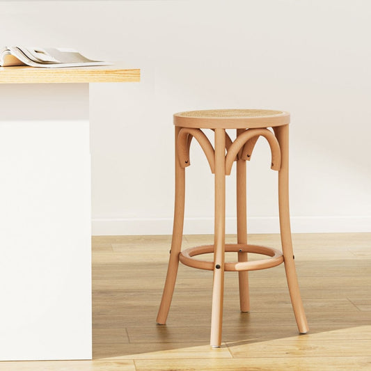 Artiss Furniture > Bar Stools & Chairs > Table & Bar Stools Artiss Bar Stool Rattan Seat Wooden