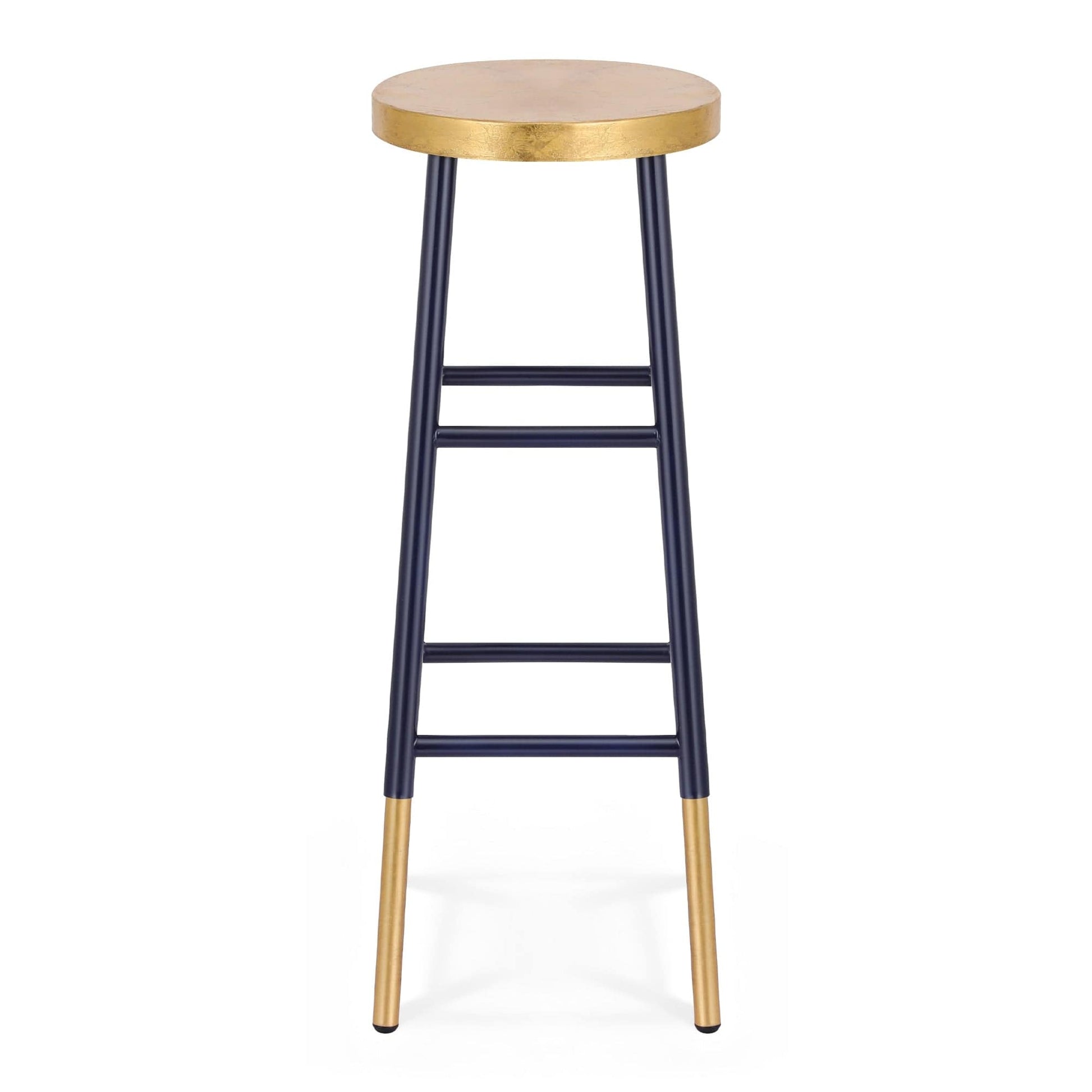 Artiss Furniture > Bar Stools & Chairs > Table & Bar Stools Artiss Bar Stools Metal Gold Navy