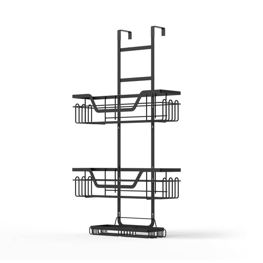 Artiss Furniture > Bathroom > Bathroom Cabinets, Cupboards & Storage Artiss 3 Tier Over The Door Shower Caddy Hanging Bathroom Storage Organizer