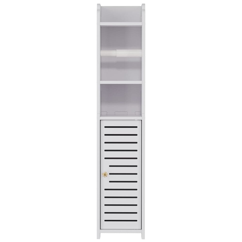 Artiss Furniture > Bathroom > Bathroom Cabinets, Cupboards & Storage Artiss Bathroom Cabinet Toilet Roll Holder Tissue Organizer 3 Tier Floor Cabinet
