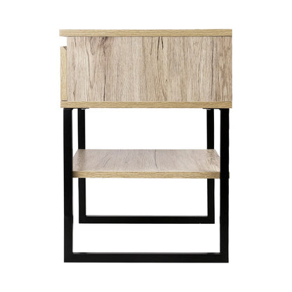 Artiss Furniture > Bedroom > Bedside Tables Artiss Bedside Table 1 Drawers with Shelf - CASEY