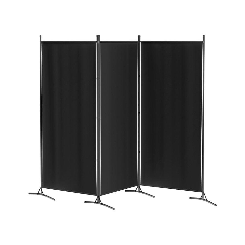Artiss Furniture > Bedroom > Room Dividers Artiss 3 Panel Room Divider Screen 260x180cm Fabric Black