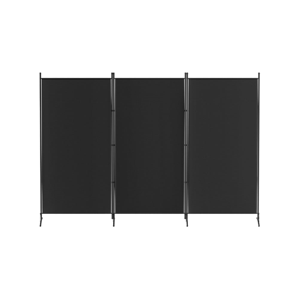 Artiss Furniture > Bedroom > Room Dividers Artiss 3 Panel Room Divider Screen 260x180cm Fabric Black