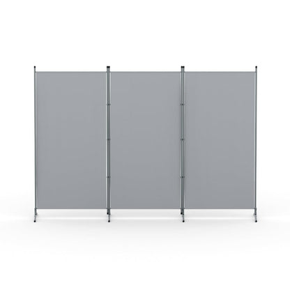 Artiss Furniture > Bedroom > Room Dividers Artiss 3 Panel Room Divider Screen 260x180cm Fabric Grey